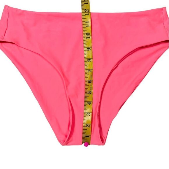 Fused Hawaii Pink Haleakala High Rise Double Lined Bikini Swimsuit Bottom - Picture 3 of 4